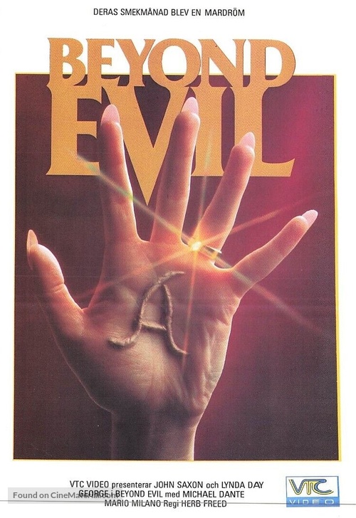 Beyond Evil - Swedish VHS movie cover