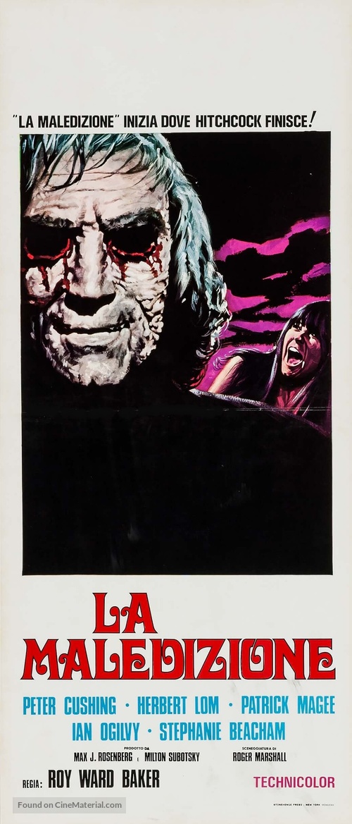And Now the Screaming Starts! - Italian Movie Poster