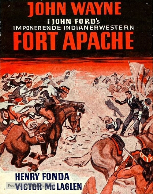 Fort Apache - Danish poster