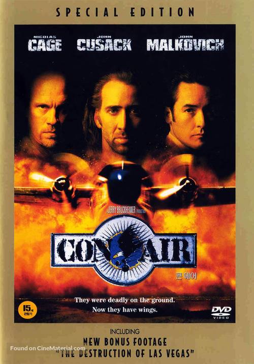 Con Air - South Korean DVD movie cover