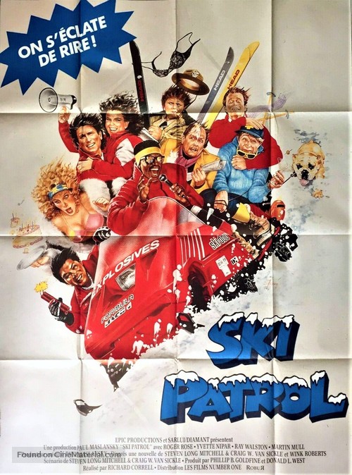 Ski Patrol - French Movie Poster