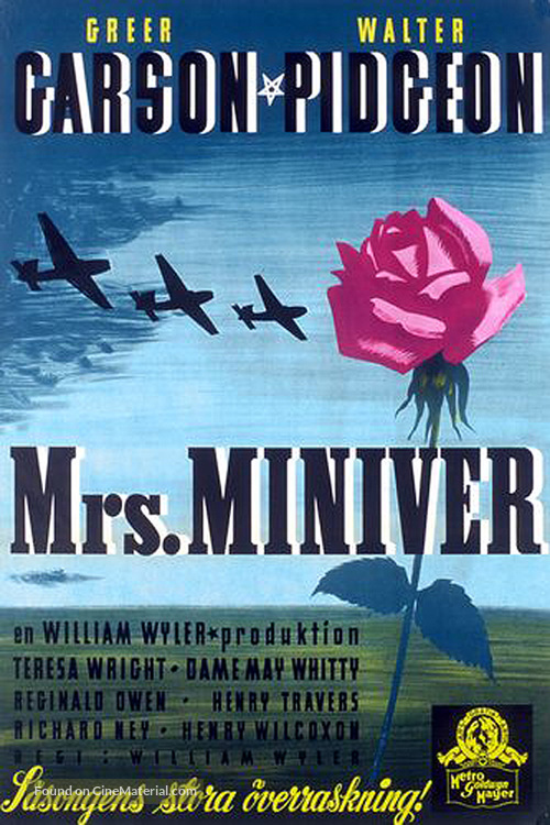 Mrs. Miniver - Movie Poster