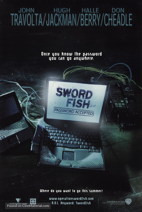Swordfish - Movie Poster