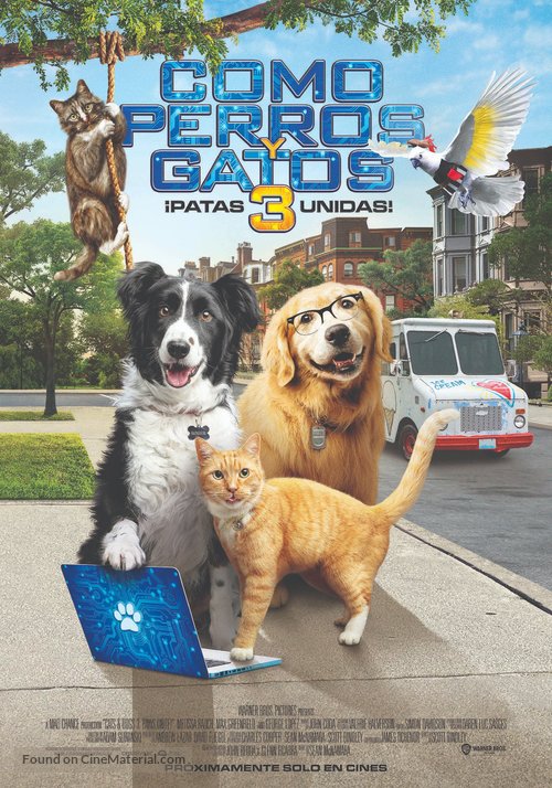 Cats &amp; Dogs 3: Paws Unite - Argentinian Movie Poster