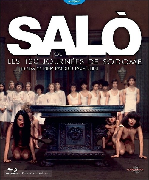 Sal&ograve; o le 120 giornate di Sodoma - French Blu-Ray movie cover