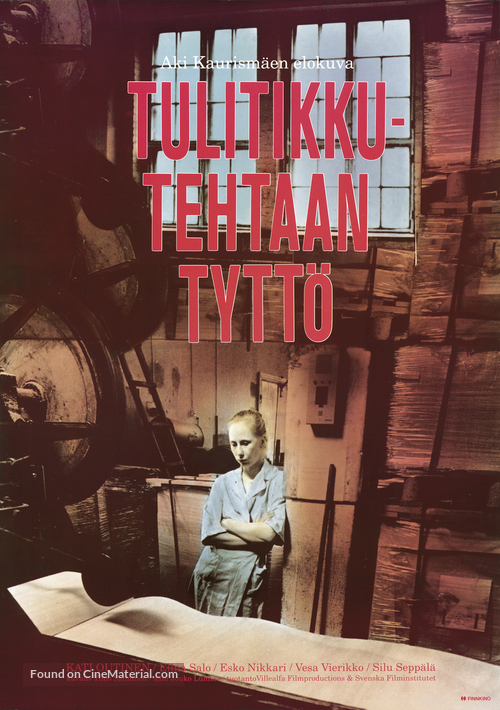 Tulitikkutehtaan tytt&ouml; - Finnish Movie Poster
