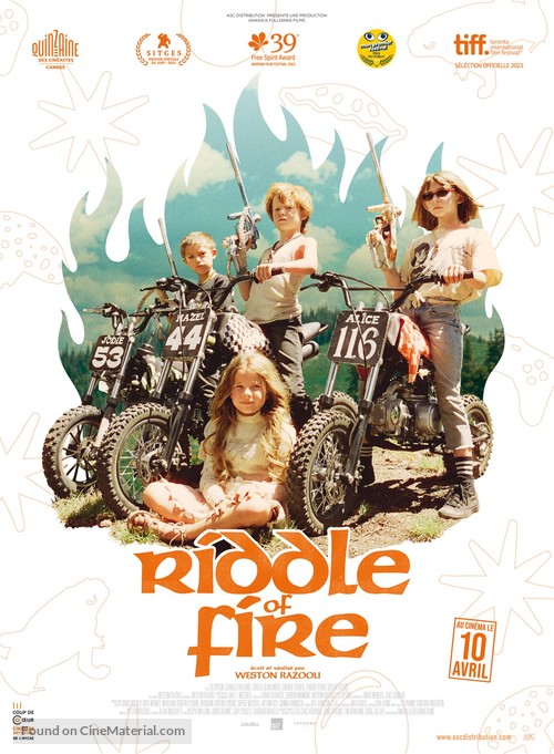 Riddle of Fire - French Movie Poster