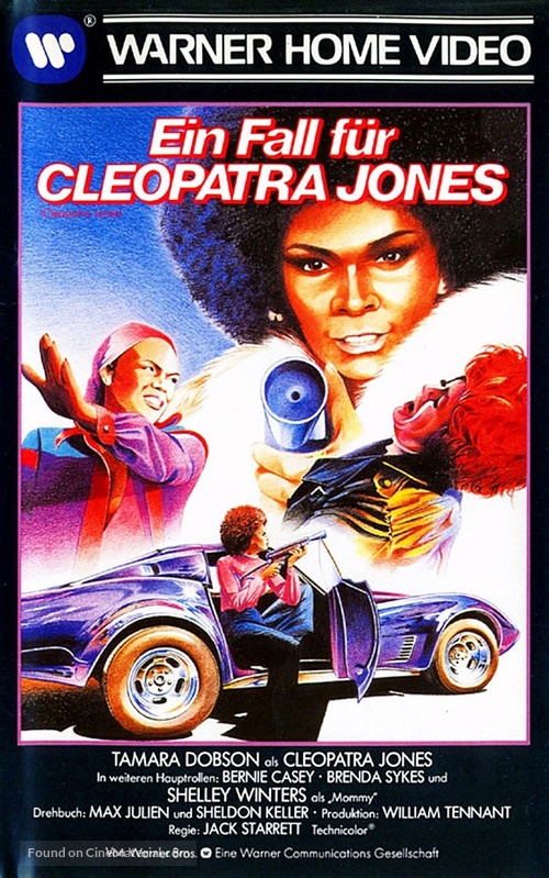 Cleopatra Jones - German VHS movie cover