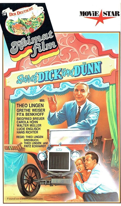 Durch dick und d&uuml;nn - German VHS movie cover