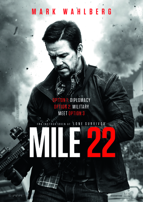 Mile 22 - Danish Movie Poster