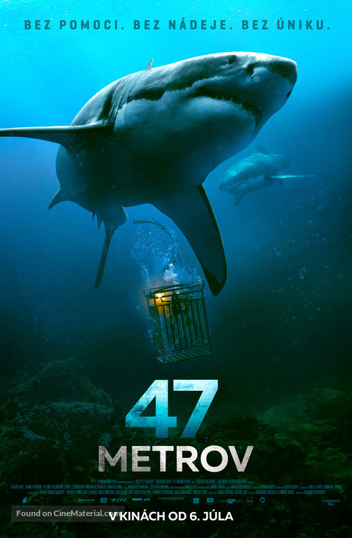 47 Meters Down - Slovak Movie Poster