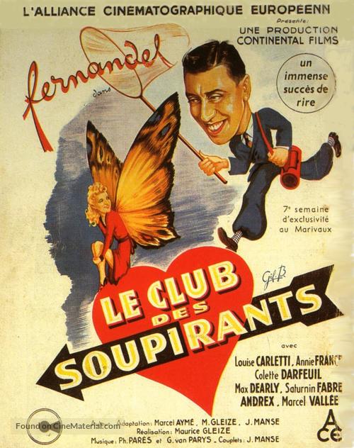 Le club des soupirants - French Movie Poster