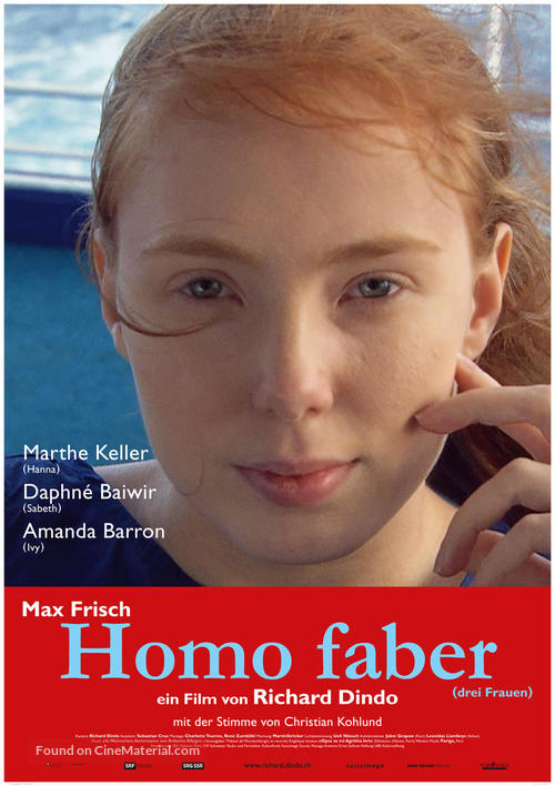 Homo Faber (Trois Femmes) - Swiss Movie Poster