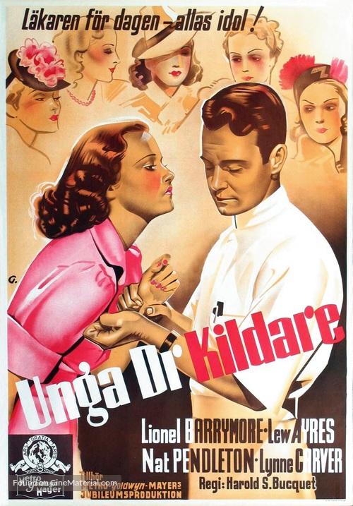 Young Dr. Kildare - Swedish Movie Poster