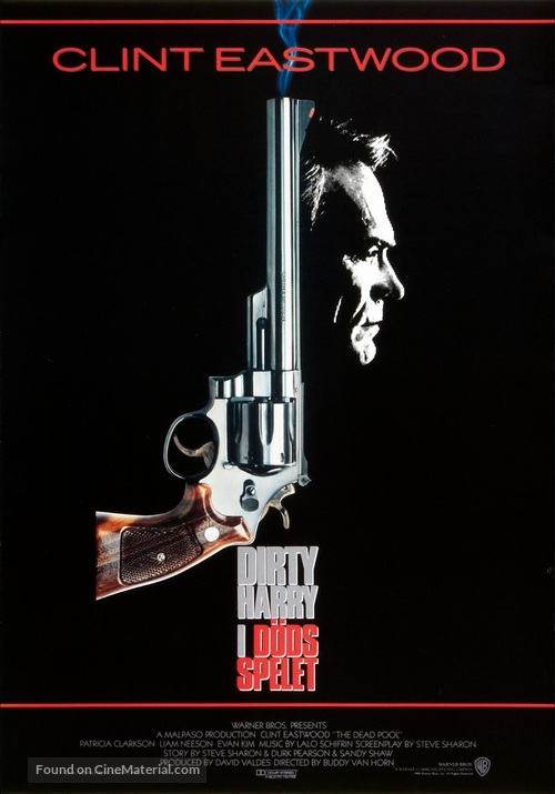 The Dead Pool - Swedish Movie Poster