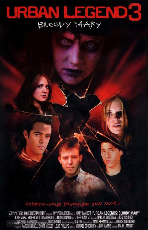 Urban Legends: Bloody Mary - French VHS movie cover