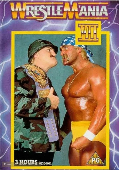 WrestleMania VII - British DVD movie cover