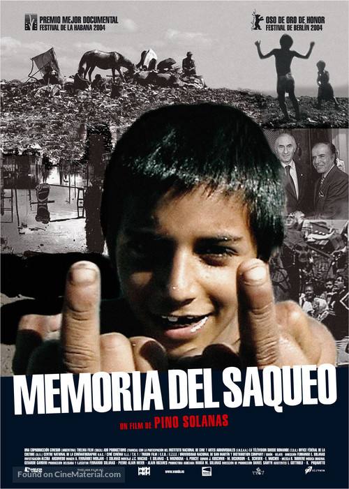 Memoria del saqueo - Spanish Movie Poster