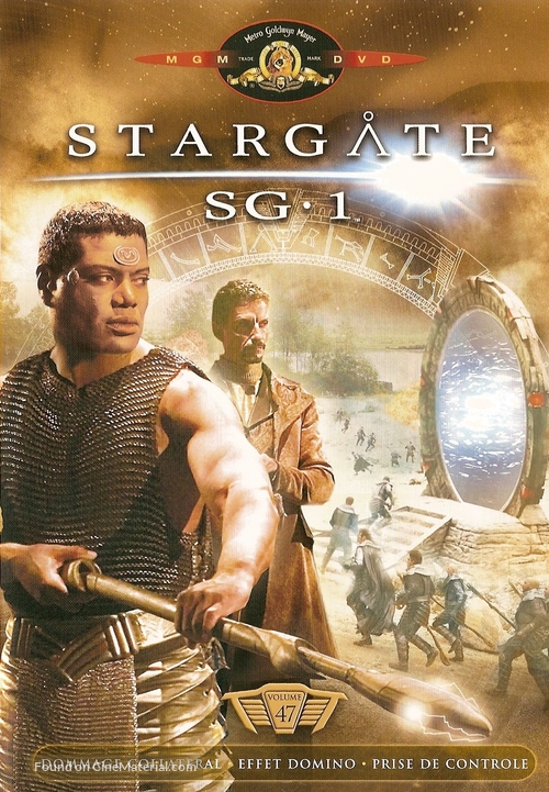 &quot;Stargate SG-1&quot; - French DVD movie cover