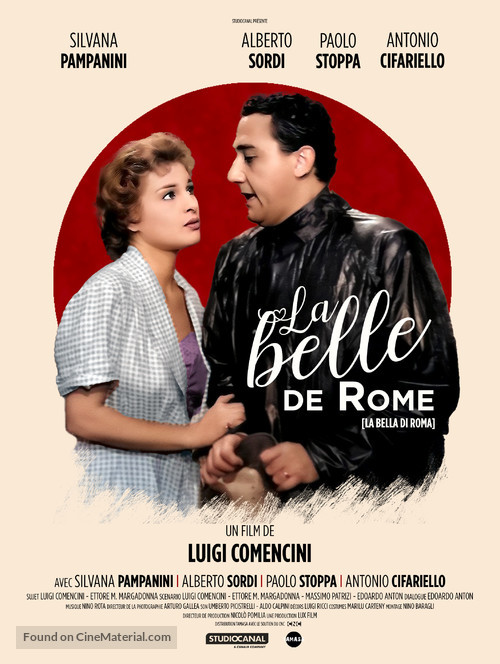 La bella di Roma - French Re-release movie poster