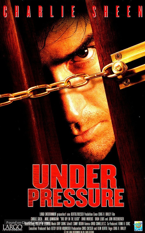 Under Pressure - German VHS movie cover