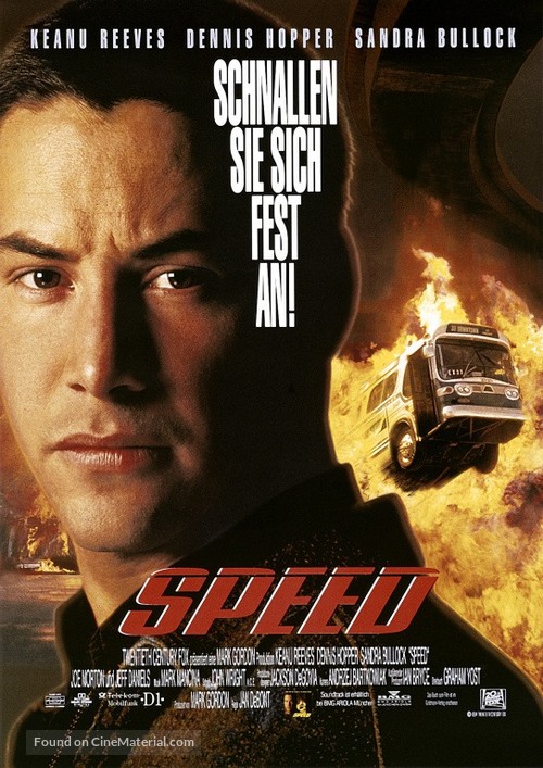 Speed - German Movie Poster