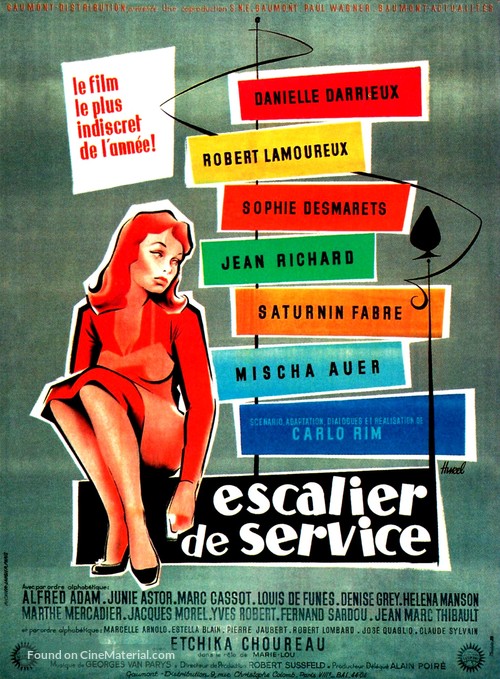 Escalier de service - French Movie Poster