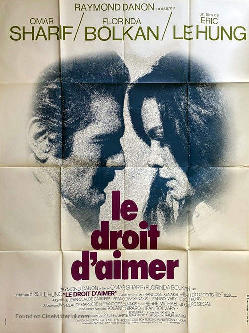 Le droit d&#039;aimer - French Movie Poster