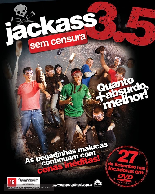 Jackass 3.5 - Brazilian Movie Poster