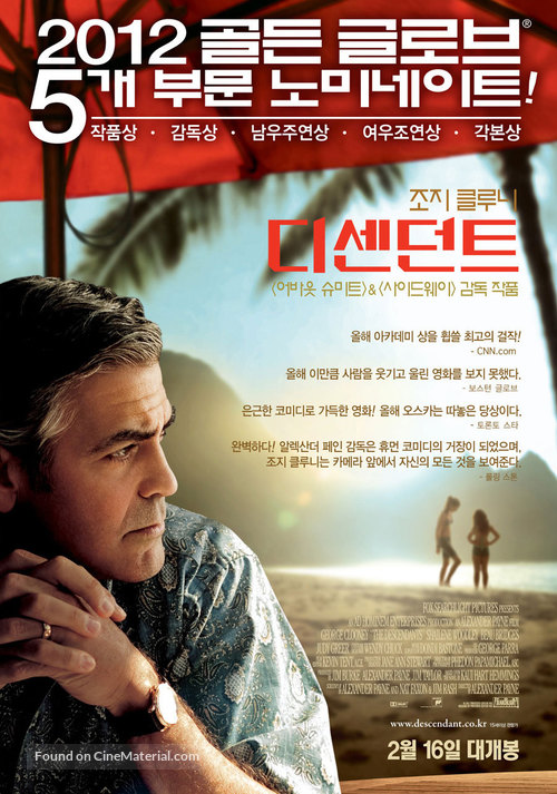 The Descendants - South Korean Movie Poster