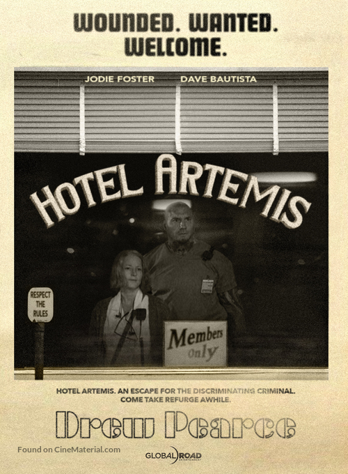 Hotel Artemis - Advance movie poster