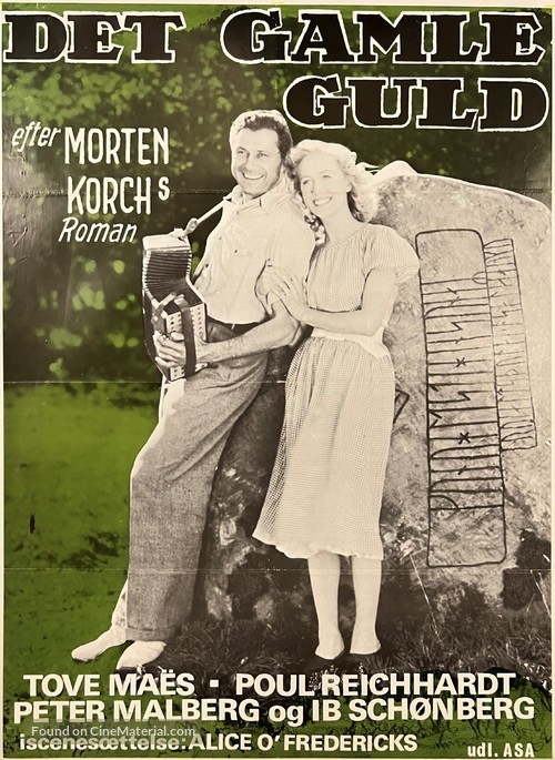 Det gamle guld - Danish Movie Poster