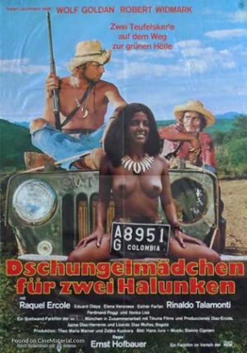 Dschungelm&auml;dchen f&uuml;r zwei Halunken - German Movie Poster