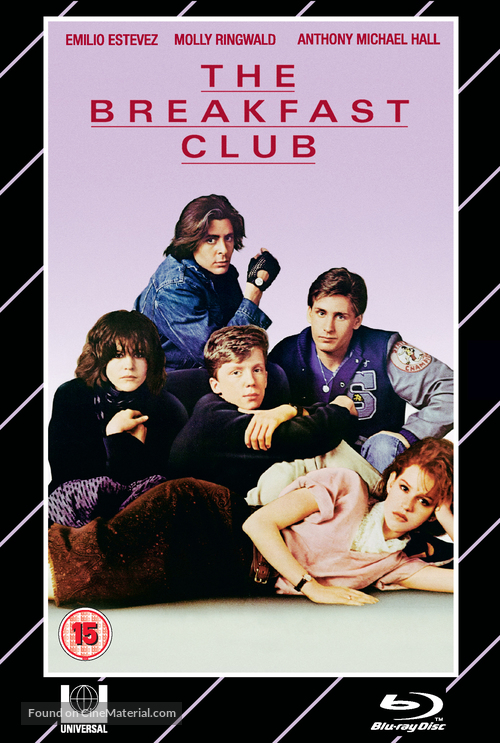 The Breakfast Club - British Blu-Ray movie cover