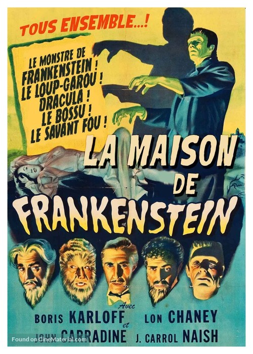 House of Frankenstein - French Movie Poster
