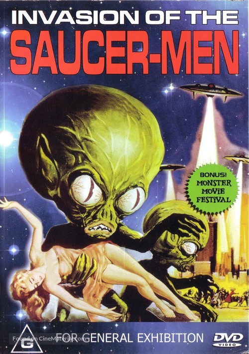 Invasion of the Saucer Men - Australian DVD movie cover
