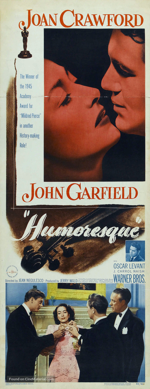 Humoresque - Movie Poster
