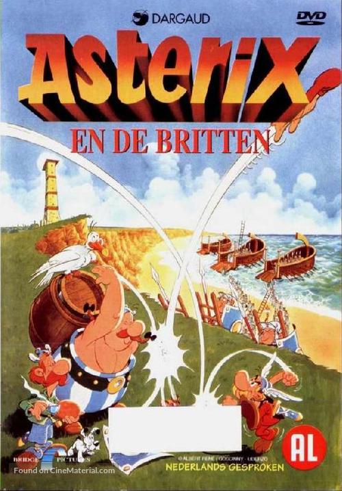 Ast&eacute;rix chez les Bretons - Dutch DVD movie cover