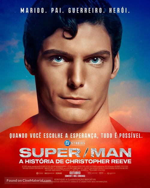 Super/Man: The Christopher Reeve Story - Brazilian Movie Poster