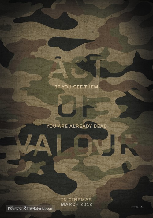 Act of Valor - British Movie Poster