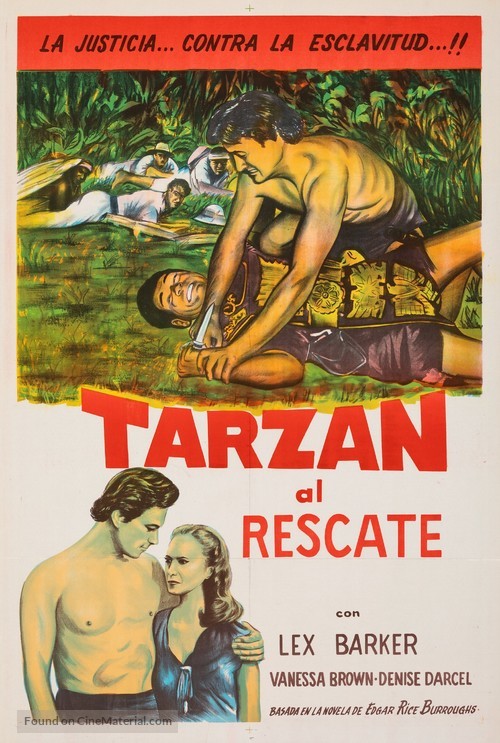 Tarzan and the Slave Girl - Argentinian Movie Poster