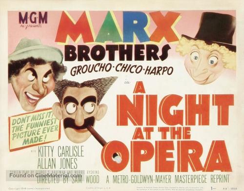 A Night at the Opera - Movie Poster
