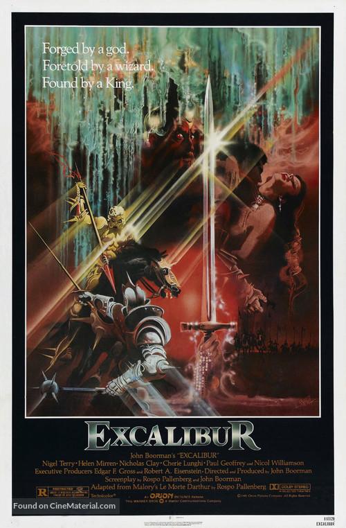 Excalibur - Movie Poster
