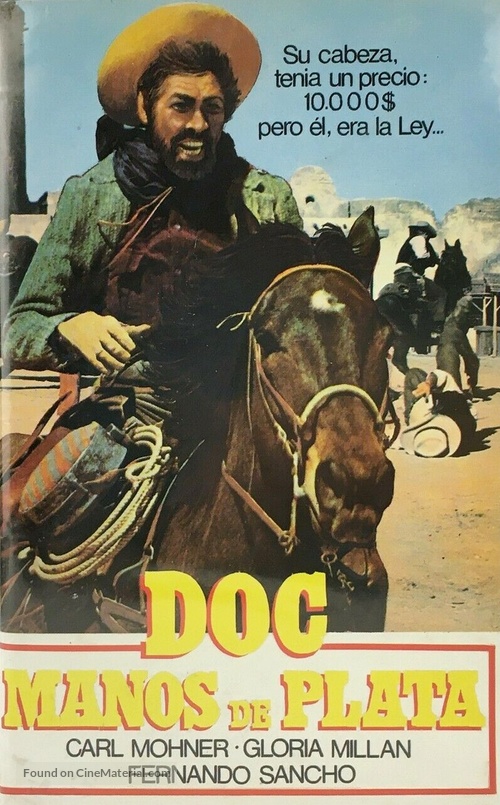 L&#039;Uomo dalla pistola d&#039;oro - Spanish VHS movie cover