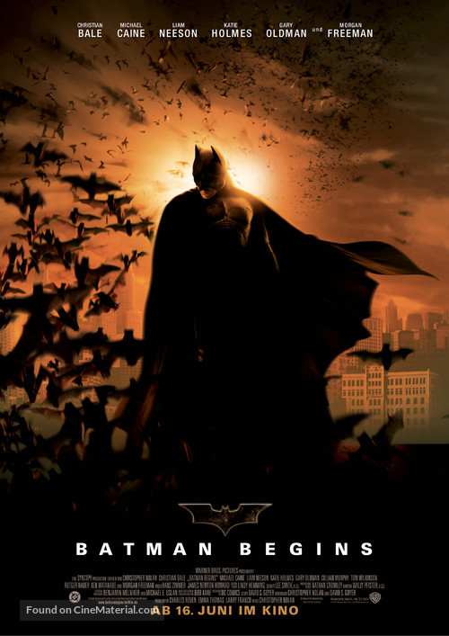 Batman Begins - German Movie Poster