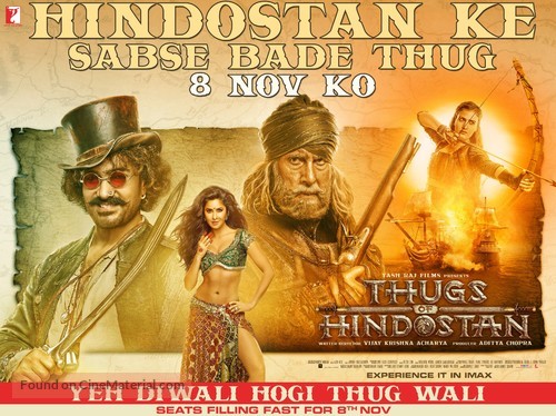 Thugs of Hindostan - Indian Movie Poster