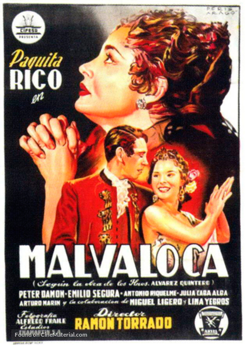 Malvaloca - Movie Poster