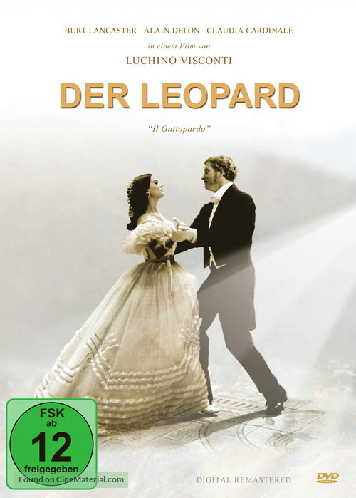 Il gattopardo - German DVD movie cover