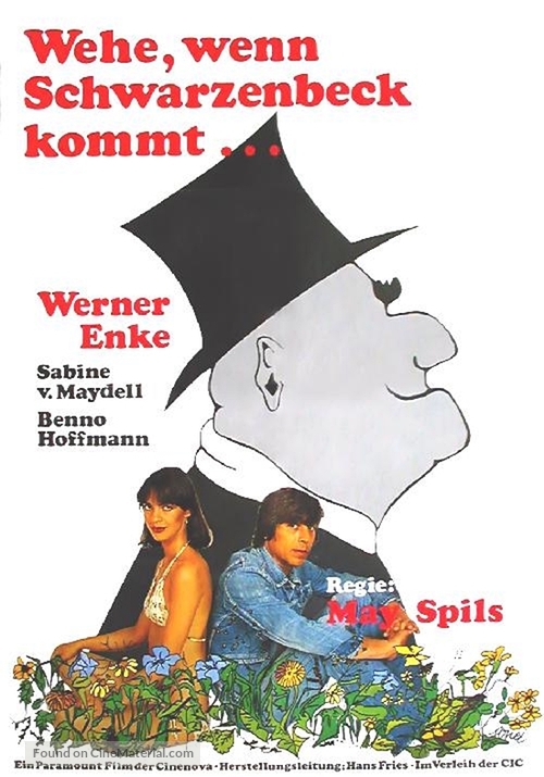 Wehe, wenn Schwarzenbeck kommt - German Movie Poster