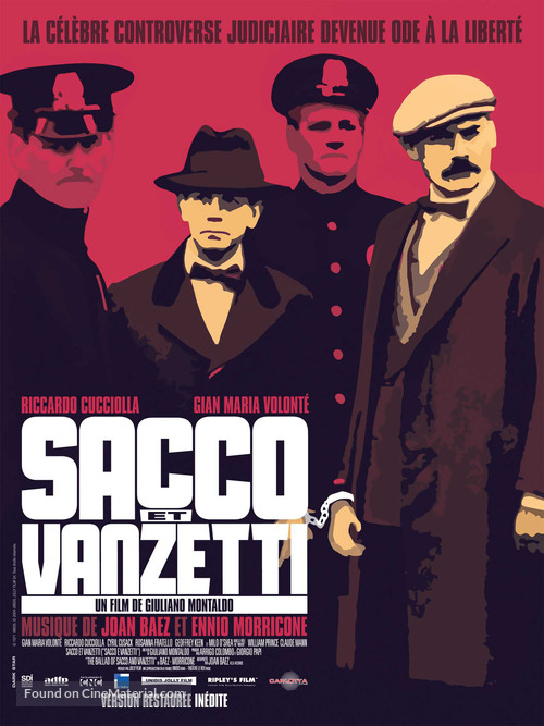 Sacco e Vanzetti - French Movie Poster
